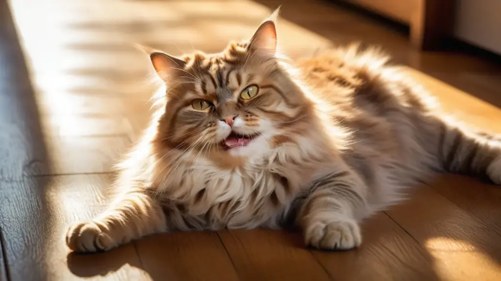 gato peludo